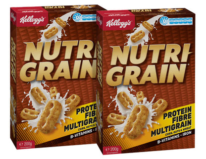 Kellogg's Nutri-Grain Cereal 200g (2 Pack)