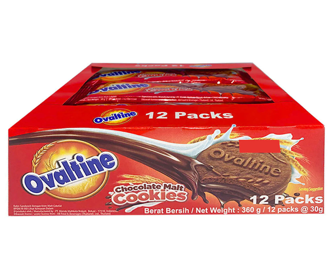 Ovaltine Cookies Chocolate Malt 24 Pack 360g