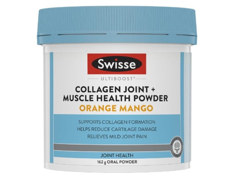 Swisse Ultiboost Collagen Joint + Muscle Health Powder - Relieves Mild Joint Pain - 162g