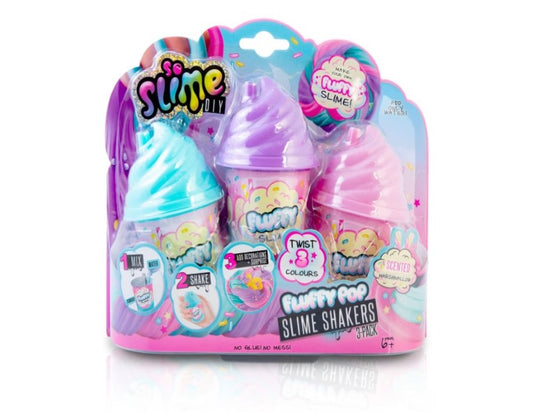 3 Pack So Slime DIY Fluffy Pop Shakers