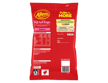 Allen's Big Red Frogs Raspberry 1.3kg