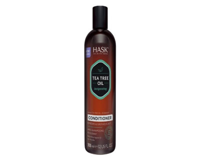 HASK Tea Tree Oil Conditioner for all hair types, colour safe, paraben-free - 1 355mL Bottle