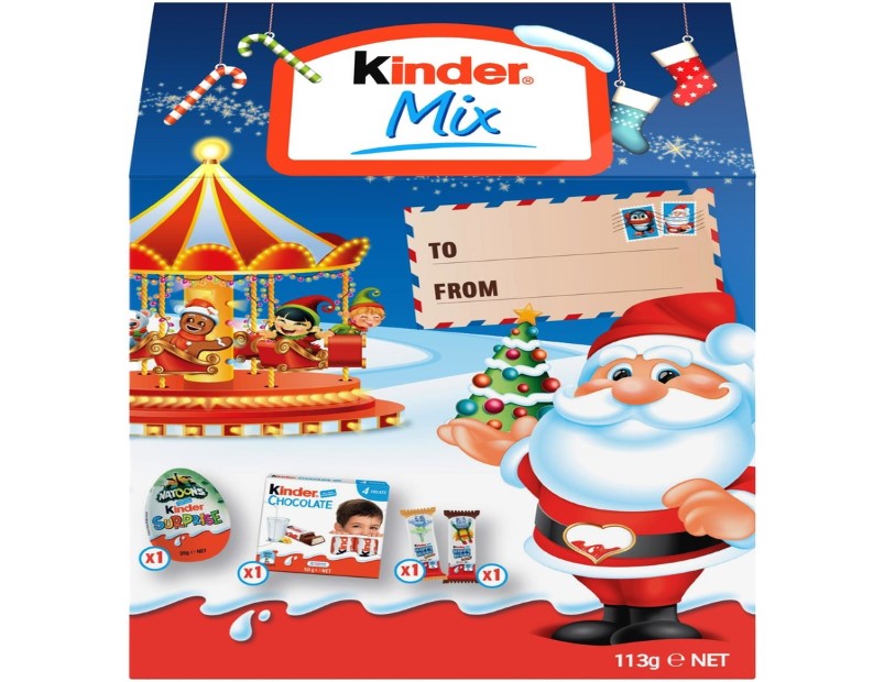 Kinder Mix Christmas Kids Milk Chocolate Gift Box 113g