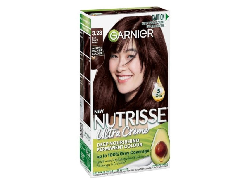 Garnier Nutrisse Permanent Hair Colour 3.23 Dark Quartz Brown