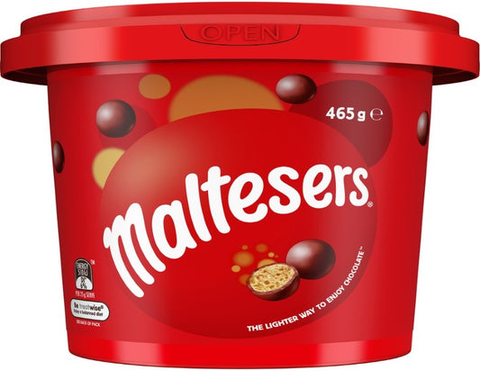 Maltesers Milk Chocolate Party Snack & Share Bucket 465g