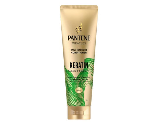 Pantene Miracles Keratin Sleek and Smooth Daily Intensive Conditioner, 350 ml