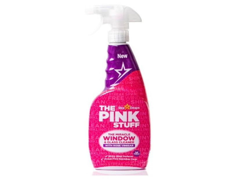 The Pink Stuff Rose Vinegar Window Glass Cleaner Spray 750 ml