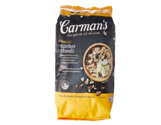 Carman's Muesli Untoasted Natural Bircher 1.5kg