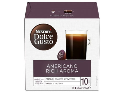 NESCAFÉ DOLCE GUSTO Americano Rich Aroma Coffee Capsules Box of 16 servings