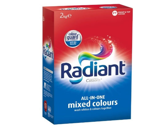 Radiant Washing Powder Laundry Detergent for Mixed Colours, 2kg