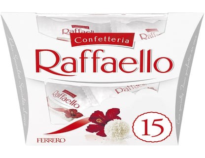 Ferrero Raffaello Coconut and Almond Gift Box 15 Pieces -150g