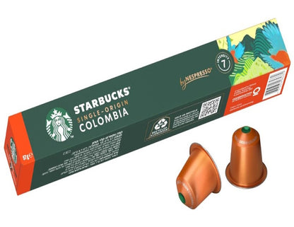 Starbucks by Nespresso Single Origin Colombia Coffee Pods 10 Capsules - 3 Pack