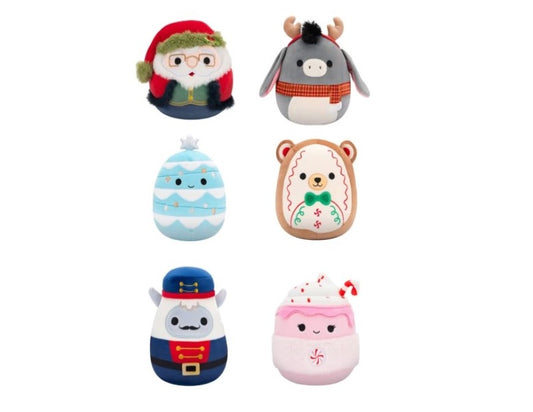 19cm Holiday Squishmallows Plush Toy - Assorted