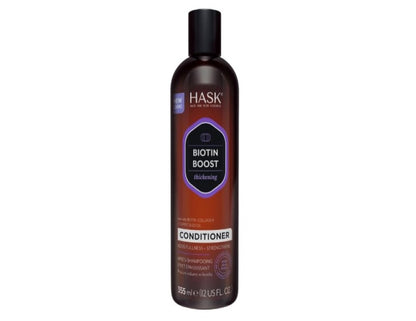 HASK Biotin Boost Thickening Conditioner for all hair types, colour safe, gluten-free, sulfate-free, paraben-free - 1 355 mL Bottle