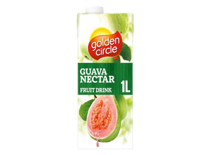 Golden Circle Guava Nectar Fruit Drink Flavoured Tetra Drink Carton No Artificial Colours, Flavours or Preservatives 1L