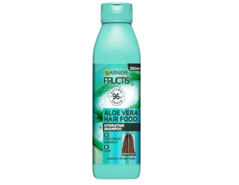 Garnier Fructis, Shampoo, Cleansing And Hydrating, Hair Food Aloe Vera, 350ml