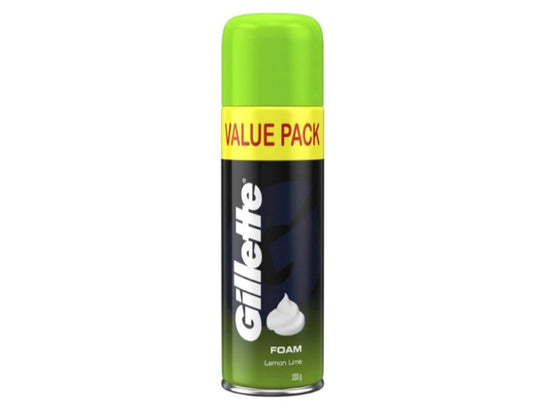 Gillette Shave Foam Lemon Lime Value Pack 333g