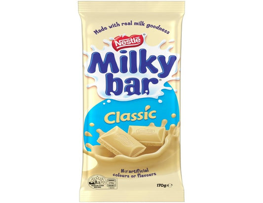 Nestle Milkybar Classic Chocolate Block 170g - 2 Pack