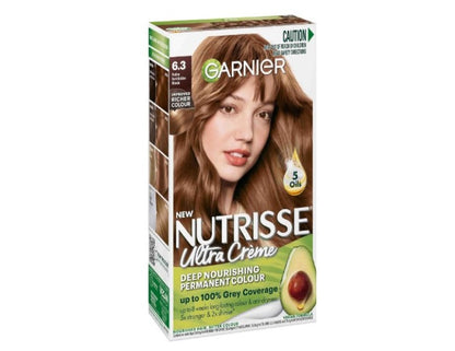 Garnier Nutrisse Permanent Hair Colour 6.3 Praline Dark Golden Blonde