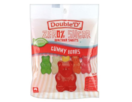 Double D Sugar Free Gummy Bears 90 g