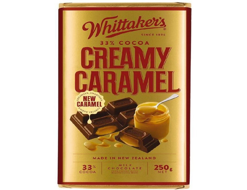 Whittaker's Creamy Caramel Chocolate Block 250g