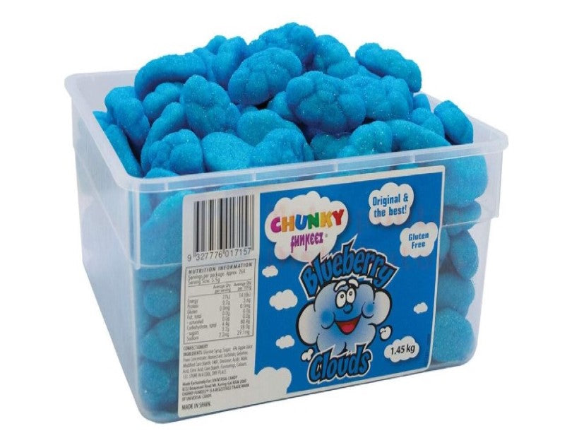 Chunky Funkeez Blueberry Clouds Lollies, 1.45 kg