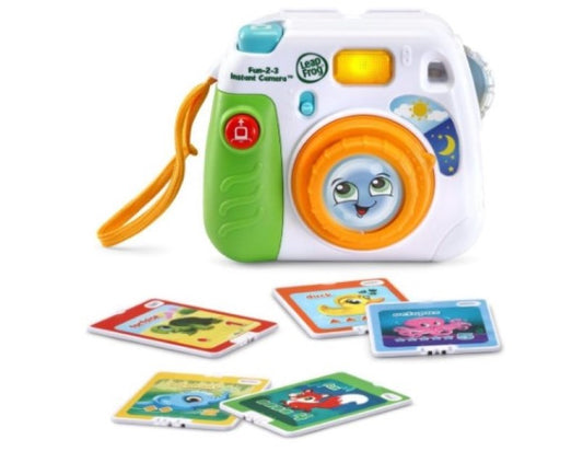 LeapFrog Fun 2-3 Instant Camera - Interactive Educational Camera Toy for Kids