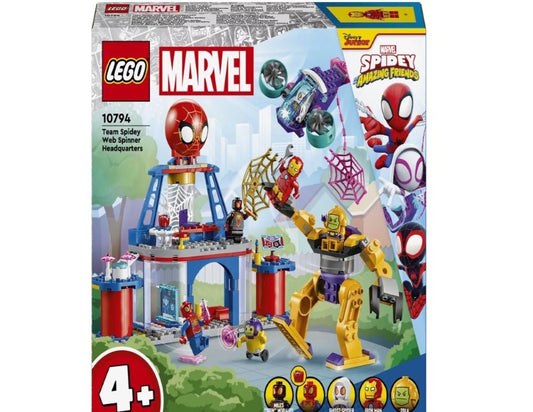 LEGO Marvel Spidey Team Spidey Web Spinner Headquarters 10794