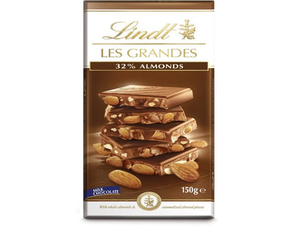 Lindt Les Grandes Milk Chocolate Almond 100g