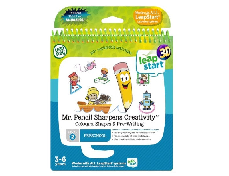 LeapFrog - Mr. Pencil Sharpens Creativity Activity - LeapStart 3D Story Book