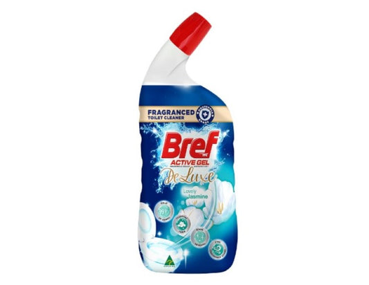 Bref Deluxe Active Gel Lovely Jasmine Toilet Cleaner 600mL