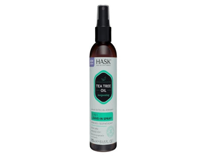 HASK Tea Tree Oil 5-in-1 Leave-In Conditioner Soothing and Restoring for all hair types, paraben-free - 1 175 mL Bottle