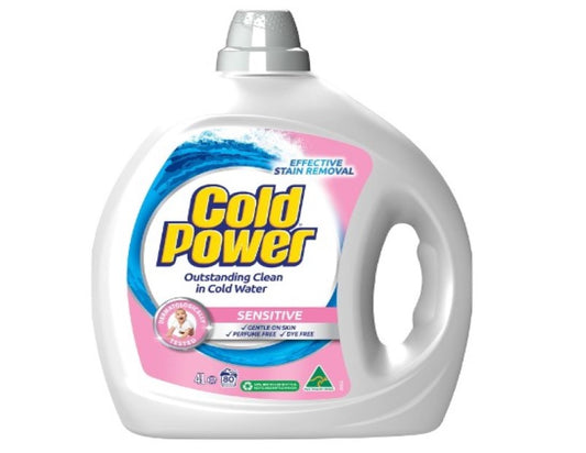 Cold Power Sensitive Liquid Laundry Detergent, 4 Liter