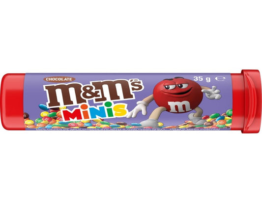 M&m's Minis Milk Chocolate Treat Tube 35g - 3 Pack