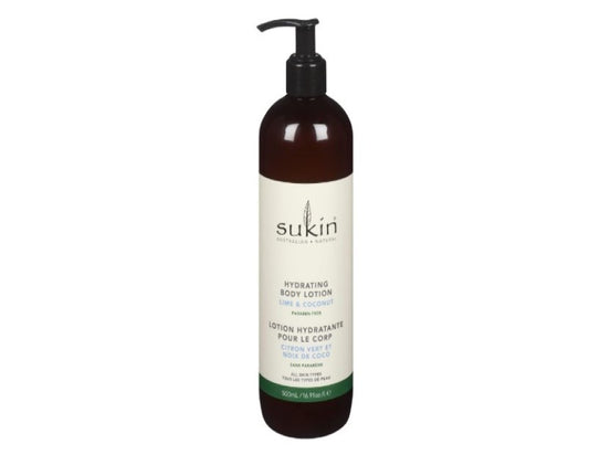 Sukin Hydrating Body Lotion, Lime & Coconut, 500ml