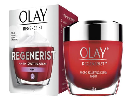 Olay Regenerist Micro-Sculpting Night Face Cream Moisturiser 50g