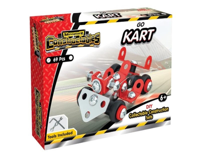 Construct IT Miniature Constructibles Go Cart - 69 Pieces Go Kart Construction Set - GoKart Construction Toys (Copy)