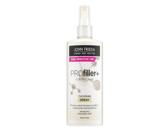 John Frieda PROfiller+ Thickening Spray with Heat Protection for Thin, Fine Hair,