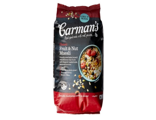 Carman's Muesli Toasted Classic Fruit and Nut 1.5kg