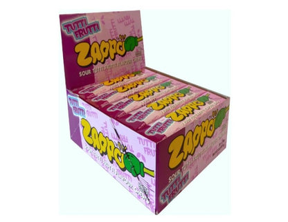 ZAPPO Sour Tutti Frutti Flavoured Chews - (Bulk Pack of 30 Sticks)