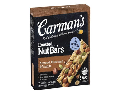 Carman's Nut Bar Almond, Hazelnut & Vanilla, 5-pack (175g)