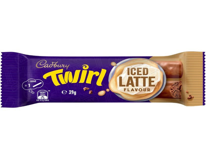 Cadbury Twirl Iced Latte Chocolate Bar 39g - 3 Pack