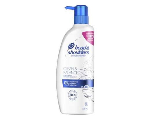 Head & Shoulders Clean Balanced Anti Dandruff Shampoo 660ml (Pack of 1)