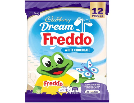 Cadbury Freddo Dream White Chocolate Sharepack 12 Pieces 144g - 2 Pack