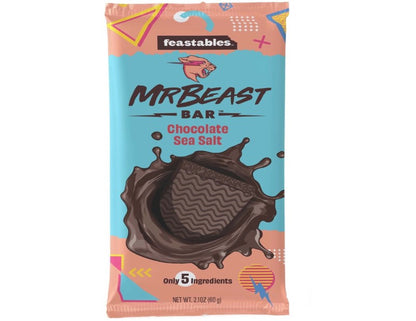 Mr Beast Feastables Peanut Butter Crunch 60g - 3 Pack