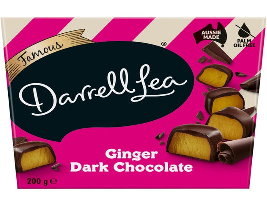 Darrell Lea Ginger Dark Chocolate 200g