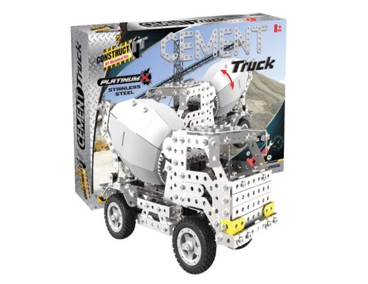 CONSTRUCT IT Cement Truck, Building Set, STEM Education Toy