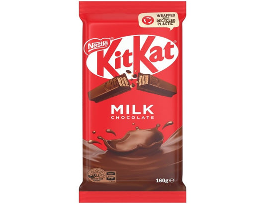 Nestle KitKat Milk Chocolate Block 160g - 2 Pack