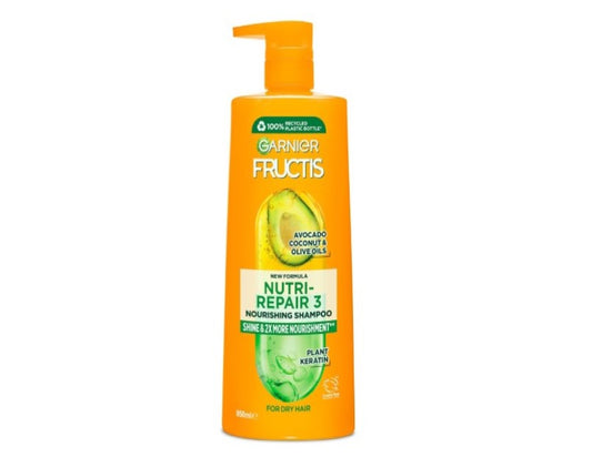 Garnier Fructis Nutri-Repair 3 Shampoo For Dry Hair 850ml