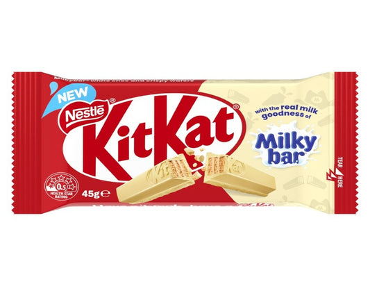 Nestle Kitkat Milkybar White Chocolate Bar 45g - 3 Pack